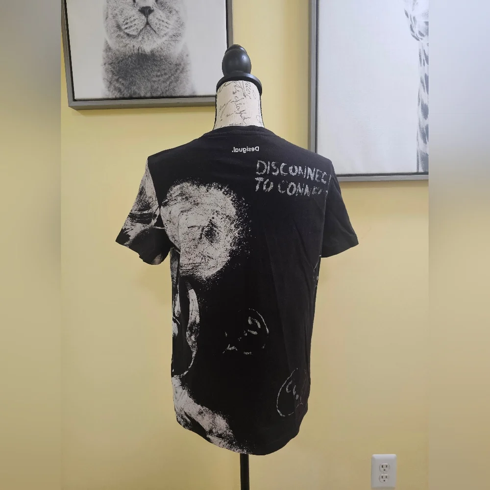 DESIGUAL 100% COTTON MICKEY MOUSE T-SHIRT - Picture 4 of 12